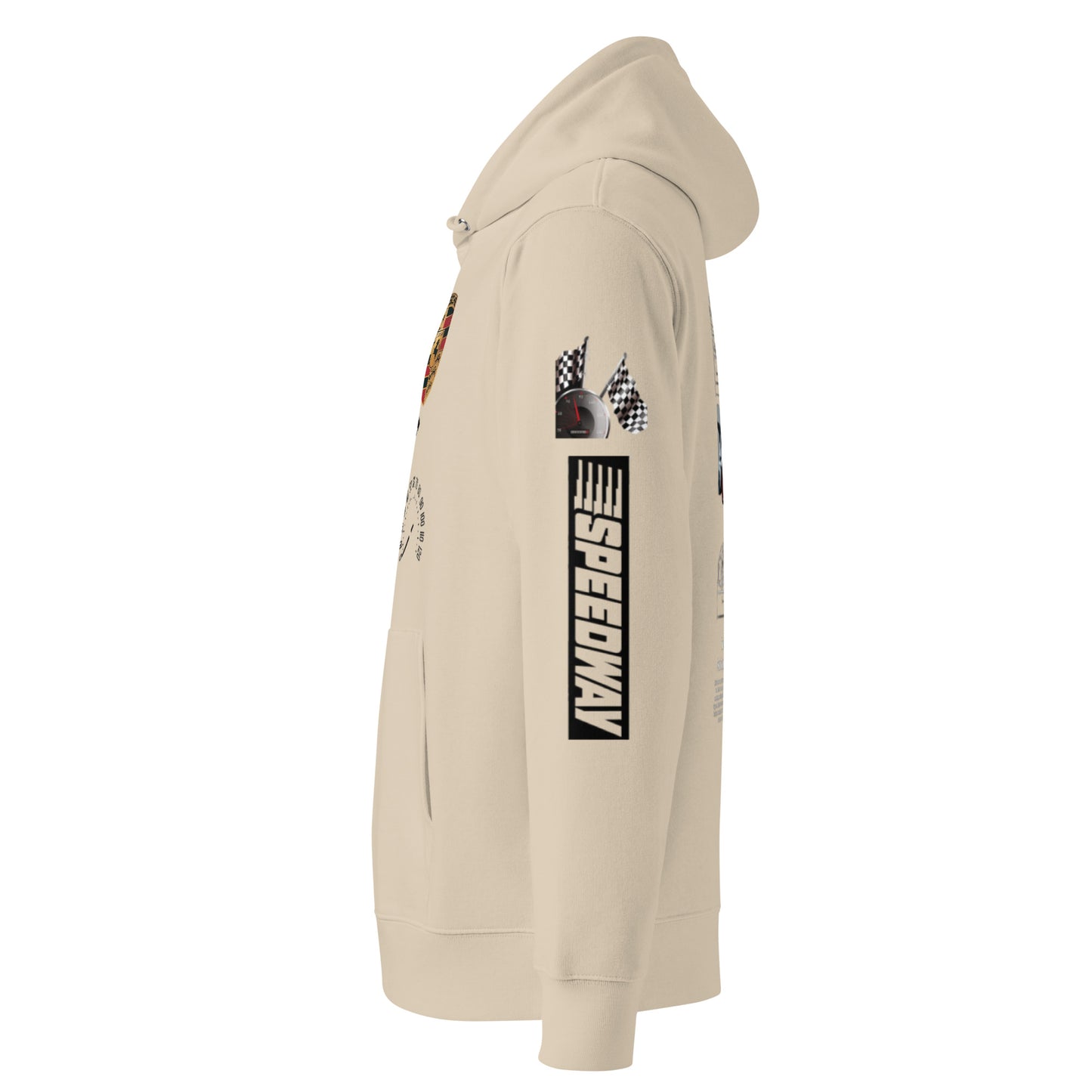 Felpa con Cappuccio Beige Porsche (Unisex)