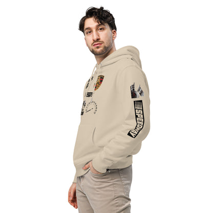 Felpa con Cappuccio Beige Porsche (Unisex)