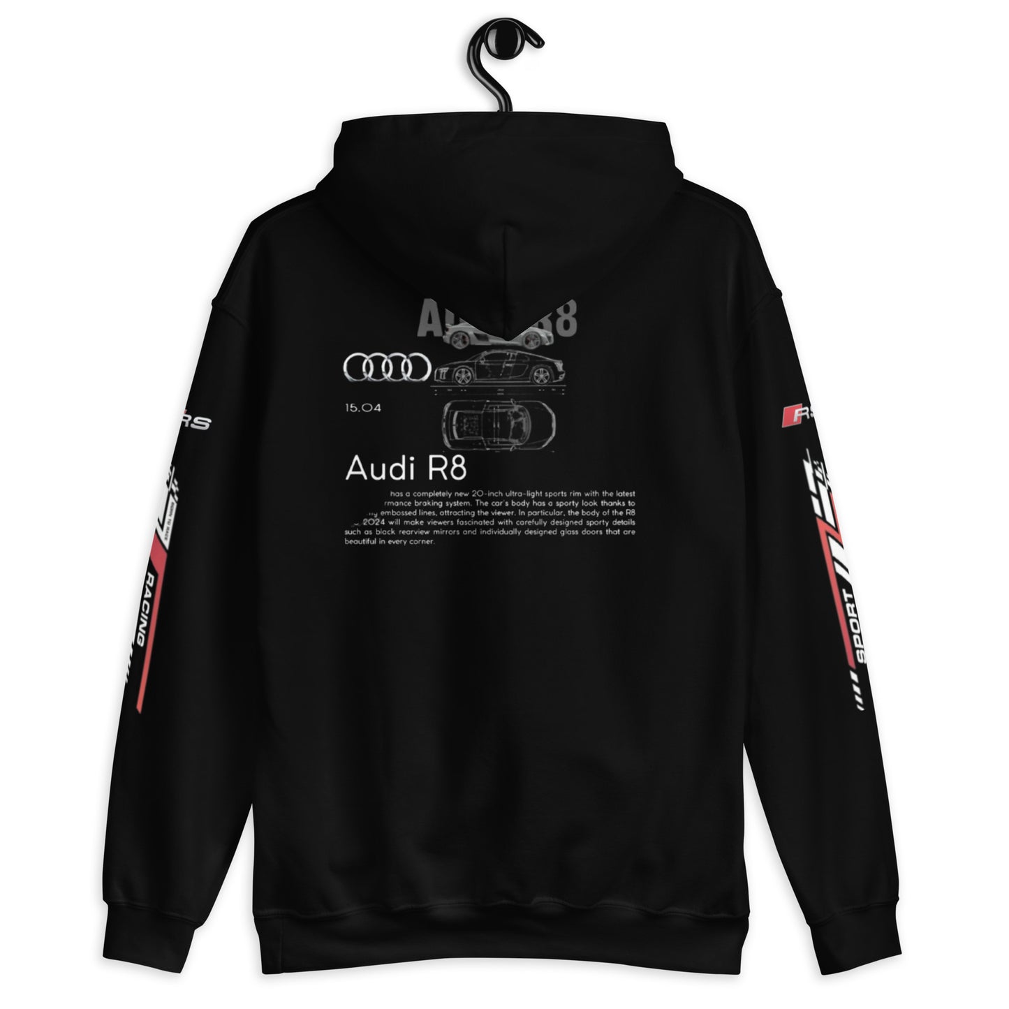 Felpa con Cappuccio Audi (Unisex)