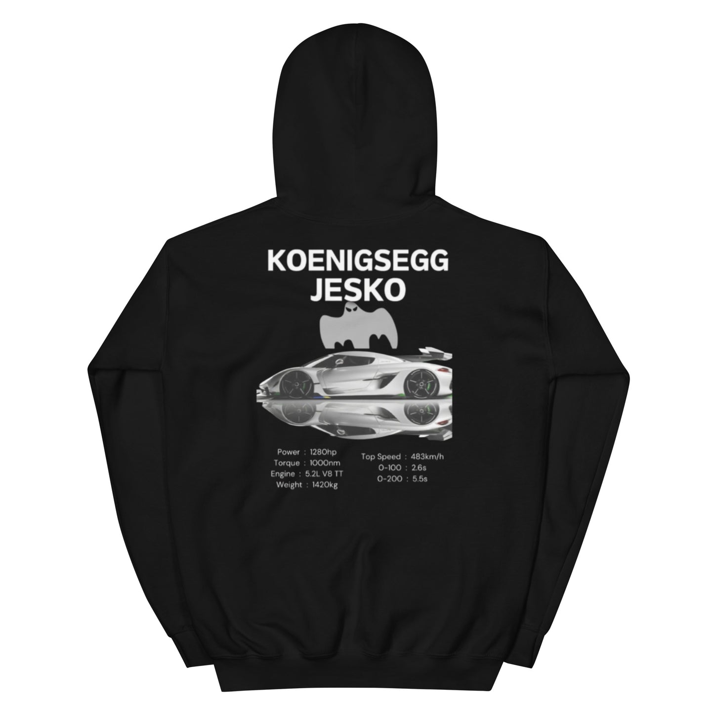 Felpa con Cappuccio Koenigsegg (Unisex)